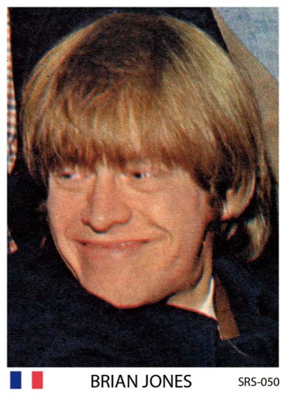 Лот: 10615341. Фото: 1. Rolling Stones Brian Jones коллекционная... Наклейки, фантики, вкладыши