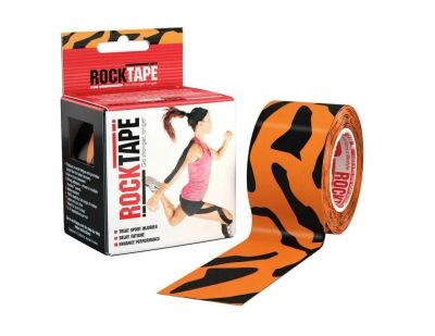 Лот: 10737346. Фото: 1. RockTape 5см х 5м, тигр тэйп... Массажеры