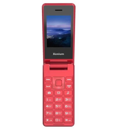 Лот: 24958570. Фото: 1. Сотовый Xenium X600 красный 2sim... Кнопочные мобильные телефоны