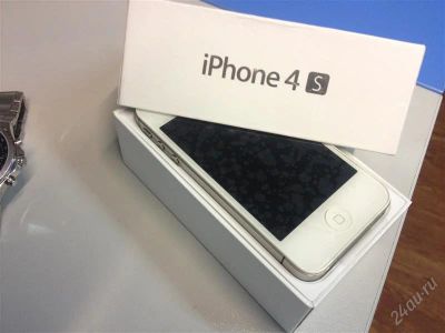 Лот: 2408679. Фото: 1. iPhone 4s 16Gb White iOS 5.1.1. Смартфоны