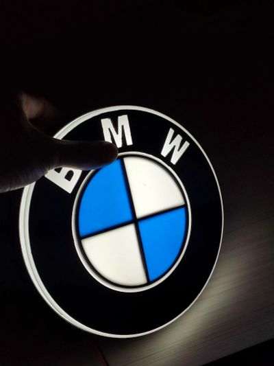 Лот: 19863188. Фото: 1. 3D логотип вывеска BMW 190mm. Рекламные материалы и оборудование