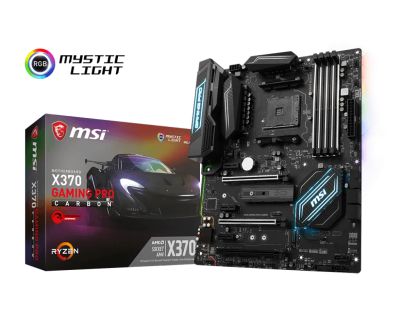 Лот: 20241788. Фото: 1. MSI X370 Gaming PRO Carbon (АМ4... Материнские платы