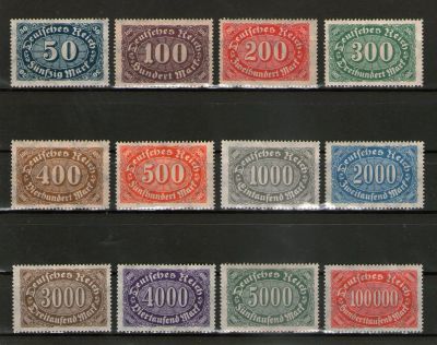 Лот: 20991921. Фото: 1. 1922-1923 гг. Германия (Веймарская... Марки