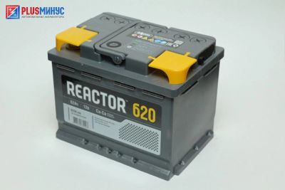 Лот: 9220212. Фото: 1. Аккумулятор Reactor 62 а\ч прямая... Аккумуляторы