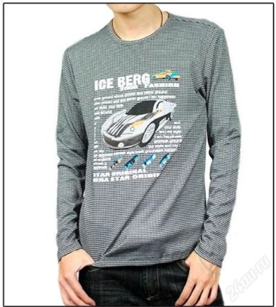 Лот: 1040822. Фото: 1. футболка с длинным рукавом Iceberg. Футболки, поло