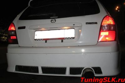 Лот: 3777324. Фото: 1. Задний обвес на Mazda Familia... Кузов