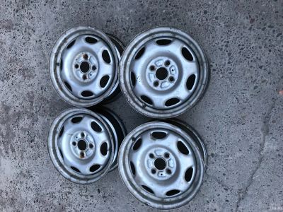 Лот: 13705814. Фото: 1. Диски r14 4x100 стояли на Toyota. Диски