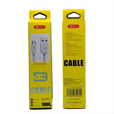 Лот: 22149819. Фото: 1. %%%КАБЕЛЬ BYZ BL-641Am USB-> MicroUSB. Дата-кабели, переходники