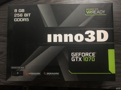 Лот: 12879522. Фото: 1. Inno3D GeForce GTX 1070 1506Mhz... Видеокарты