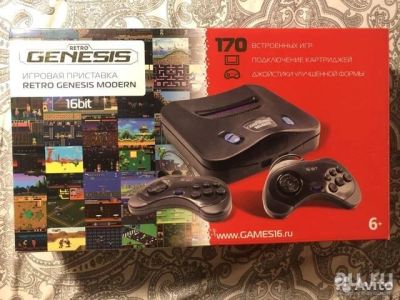 Лот: 15109251. Фото: 1. Sega Retro Genesis новая +170... Игровые приставки, консоли