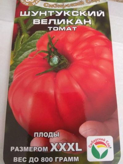 Лот: 17657478. Фото: 1. "Шунтукский великан" томат/помидор... Овощи