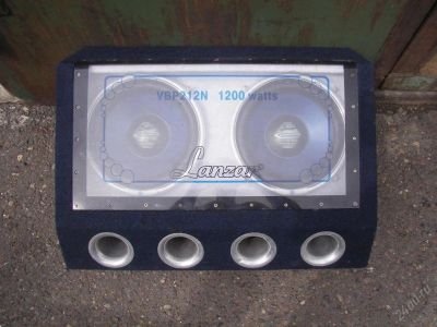 Лот: 79972. Фото: 1. Сабвуфер Lanzar 1200w Банпас... Сабвуферы
