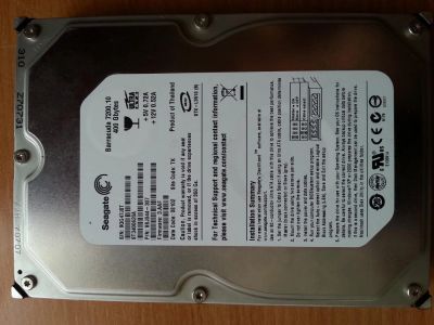 Лот: 5105247. Фото: 1. HDD Seagate ST3400620A IDE 400GB. Жёсткие диски (HDD)