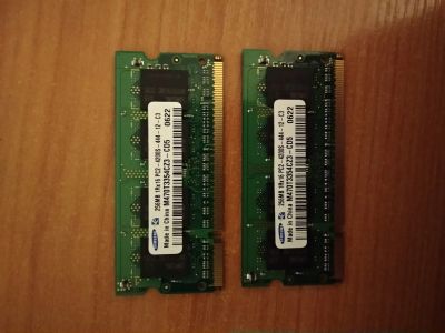 Лот: 11980111. Фото: 1. SO-DIMM DDR2 512Mb (2*256). Оперативная память