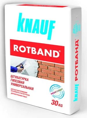 Лот: 6460491. Фото: 1. КНАУФ Штукатурка Ротбанд. Смеси, шпатлевки, цемент