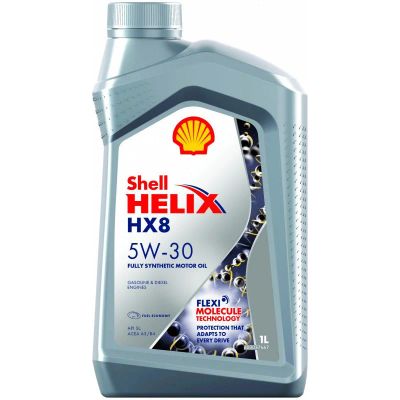 Лот: 14492803. Фото: 1. Shell Helix HX8, 5W30, 1L(масло... Масла, жидкости