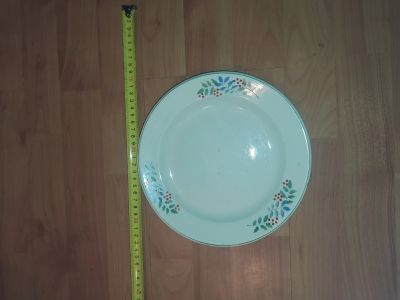 Лот: 25884098. Фото: 1. Тарелка, фаянс, деколь, Конаковский... Фарфор, керамика