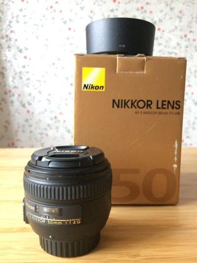 Лот: 10584246. Фото: 1. Продам Nikon 50mm f/1.4G. Объективы