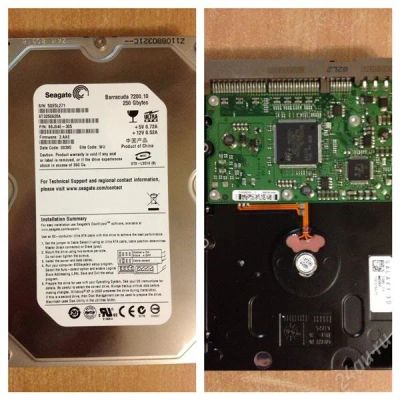 Лот: 2501096. Фото: 1. Винчестер Barracuda 7200.10 250gbites. Жёсткие диски (HDD)