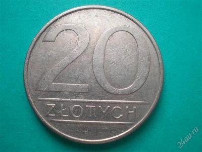 Лот: 2678203. Фото: 1. Польша 20 злотых 1986 год. (1-9... Остальные страны