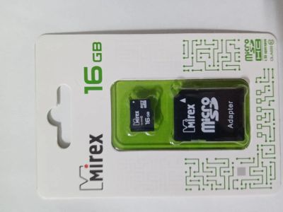 Лот: 16417675. Фото: 1. Карта памяти Micro SD Mirex 16GB... Карты памяти