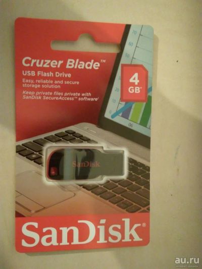 Лот: 9581965. Фото: 1. USB 2.0 4Gb SanDisk. USB-флеш карты