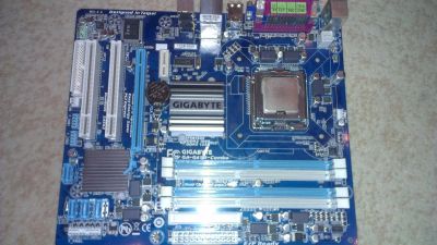 Лот: 3865741. Фото: 1. gigabyte ga-g41m combo. Материнские платы