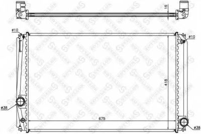 Лот: 25854049. Фото: 1. Радиатор охлаждения Toyota Rav... Двигатель и элементы двигателя