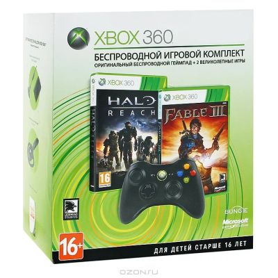Лот: 4225499. Фото: 1. беспроводной джойстик Xbox 360... Аксессуары для игровых приставок, консолей, геймпады