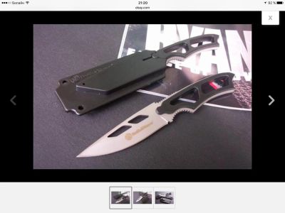 Лот: 7687570. Фото: 1. Нож Smith & Wesson ножик нож. Ножи, топоры