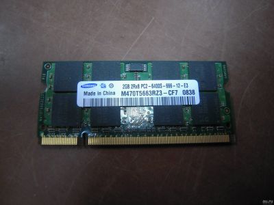 Лот: 13002340. Фото: 1. ОЗУ SO-DDR2 2GB PC-6400 (800 mhz... Оперативная память