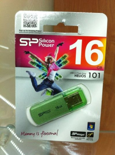 Лот: 5053734. Фото: 1. Flash карта Silicon 16 Gb USB... USB-флеш карты