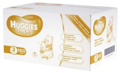 Лот: 7527944. Фото: 1. Подгузники Huggies Elite Soft... Детская гигиена