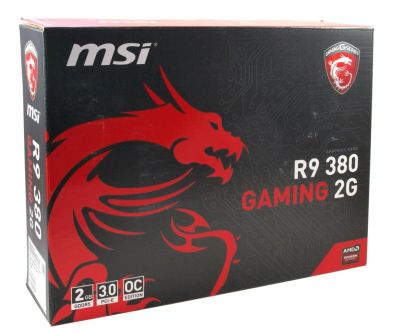 Лот: 10071678. Фото: 1. Видеокарта MSI AMD Radeon R9 380... Видеокарты