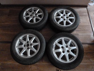 Лот: 5306887. Фото: 1. Шины на дисках R14 4x100 Toyota. Шины на дисках