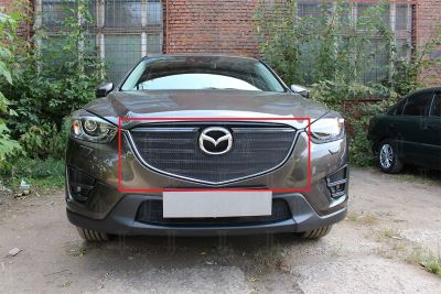 Лот: 7667852. Фото: 1. Защитная сетка радиатора Mazda... Другое (оснащение, оборудование, аксессуары)
