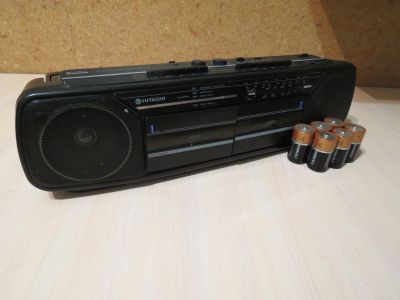 Лот: 16867327. Фото: 1. Магнитола Hitachi TRK-W230. Музыкальные центры, магнитолы