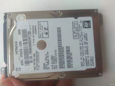 Лот: 16792933. Фото: 1. Жёсткий диск для ноута на 500гб. Жёсткие диски (HDD)