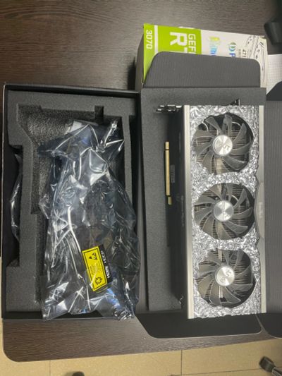 Лот: 20667650. Фото: 1. Palit Game Rock GeForce RTX 3070. Видеокарты