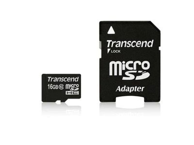 Лот: 6792892. Фото: 1. Флешка Transcend microsdhc 16Gb... USB-флеш карты