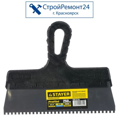Лот: 25130188. Фото: 1. Шпатель зубчатый Stayer Professional... Ручной инструмент