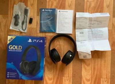 Лот: 13926219. Фото: 1. Наушники PlayStation 4 Gold (CUHYA-0080... Аксессуары для игровых приставок, консолей, геймпады
