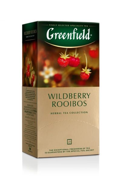 Лот: 13634666. Фото: 1. Чай Гринфилд (пак) Wildberry Rooibos... Чай, кофе, какао