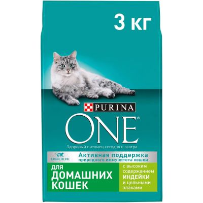 Лот: 19431876. Фото: 1. Корм для кошек Purina One домашних... Корма