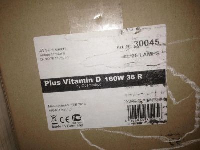 Лот: 2982022. Фото: 1. Лампы для солярия Cosmedico Plus... Другое (красота и здоровье)