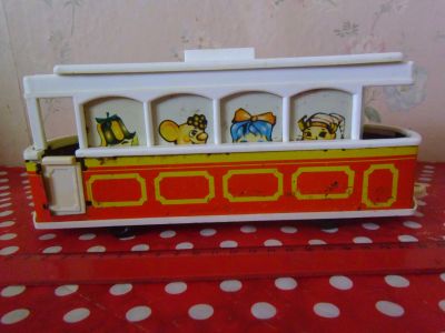 Лот: 20632646. Фото: 1. Советская игрушка Весёлый трамвай... Игрушки