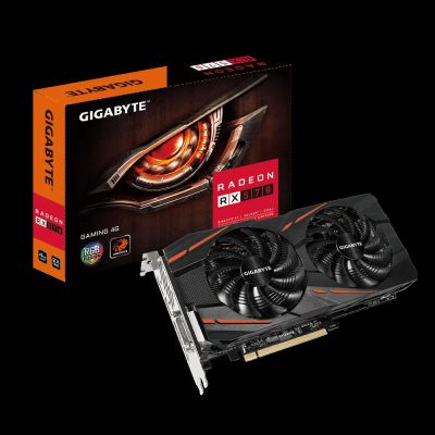 Лот: 10918961. Фото: 1. Видеокарты rx 570 4gb Gigabyte... Видеокарты