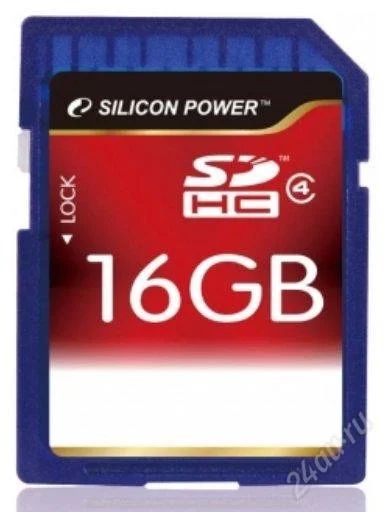 Лот: 999190. Фото: 1. Карта памяти 16Gb Silicon Power... Карты памяти
