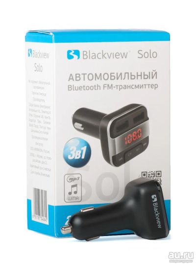 Лот: 10031430. Фото: 1. FM модулятор Blackview Solo. FM-модуляторы, трансмиттеры