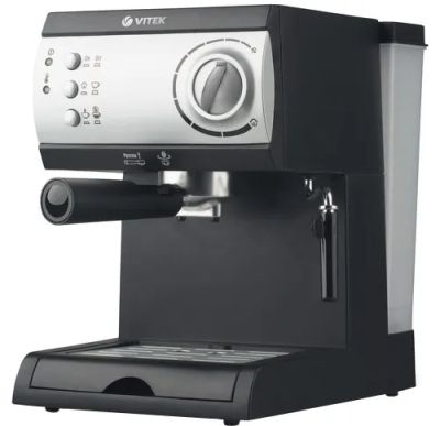 Лот: 25604373. Фото: 1. Кофеварка рожковая Vitek VT-1511. Чайники, кофемашины, кулеры